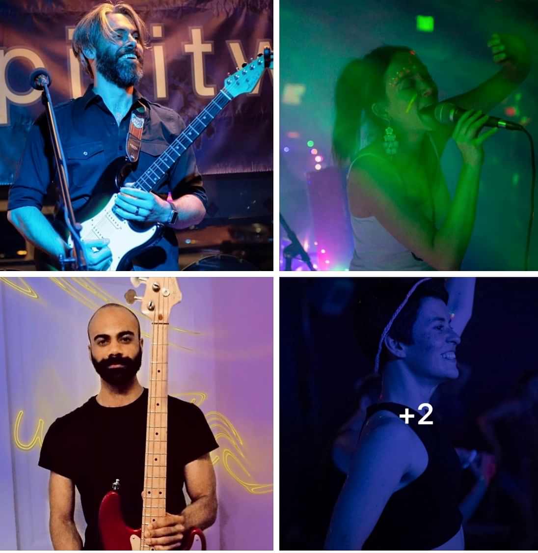 Picture of four of the band members